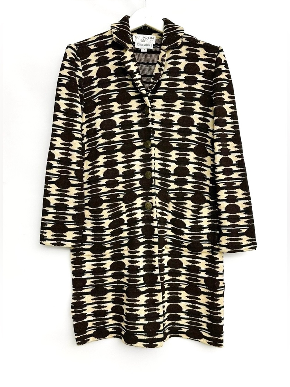 VTG St. John by Marie Gray coat cardigan knit